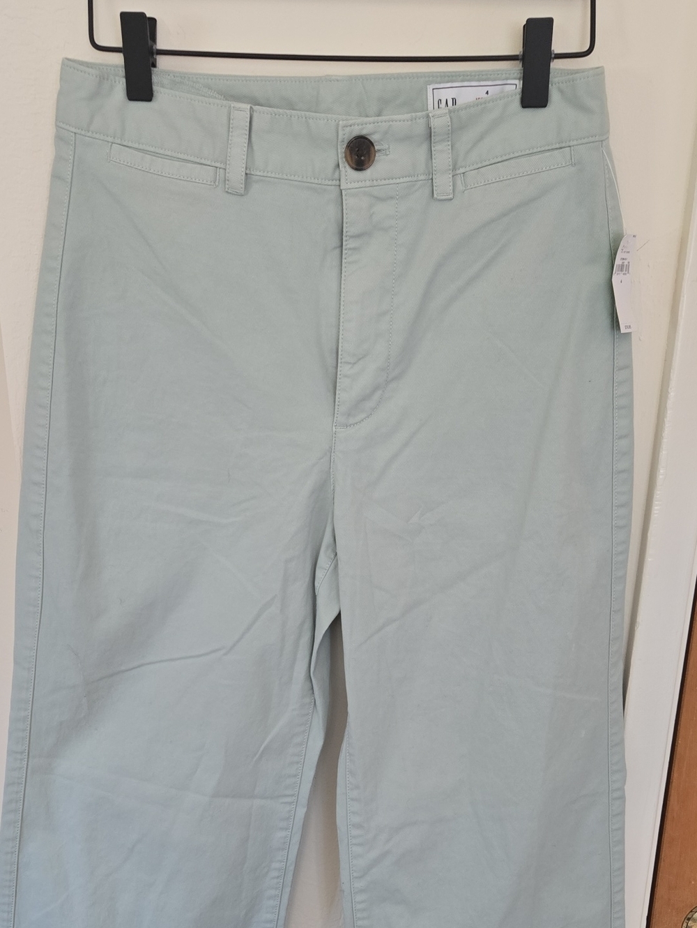 GAP High Rise Stride Ankle Pants - Light Sage NWT